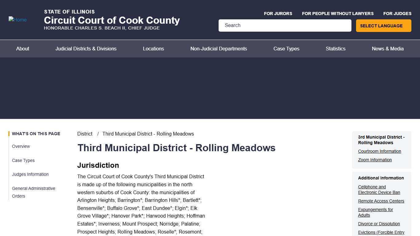 Third Municipal District - Rolling Meadows | Circuit Court of Cook County